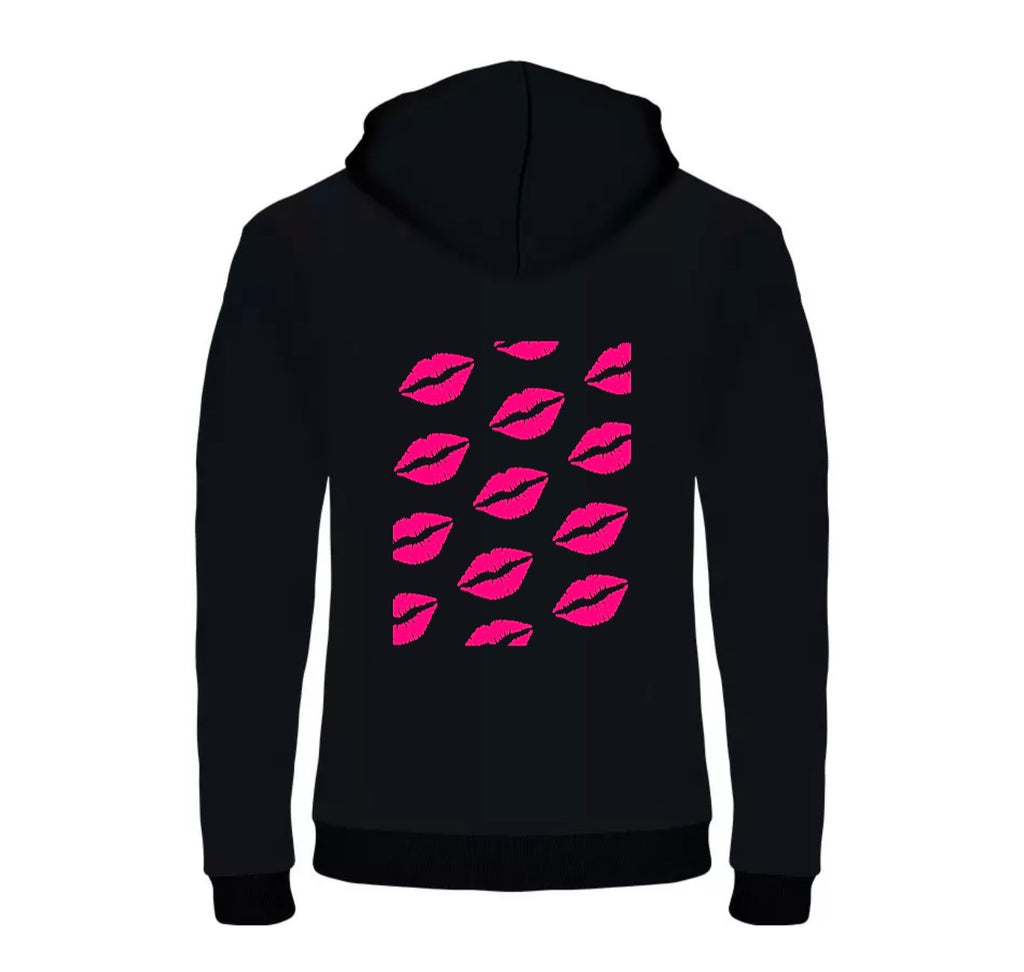 Kisses pink hoodie