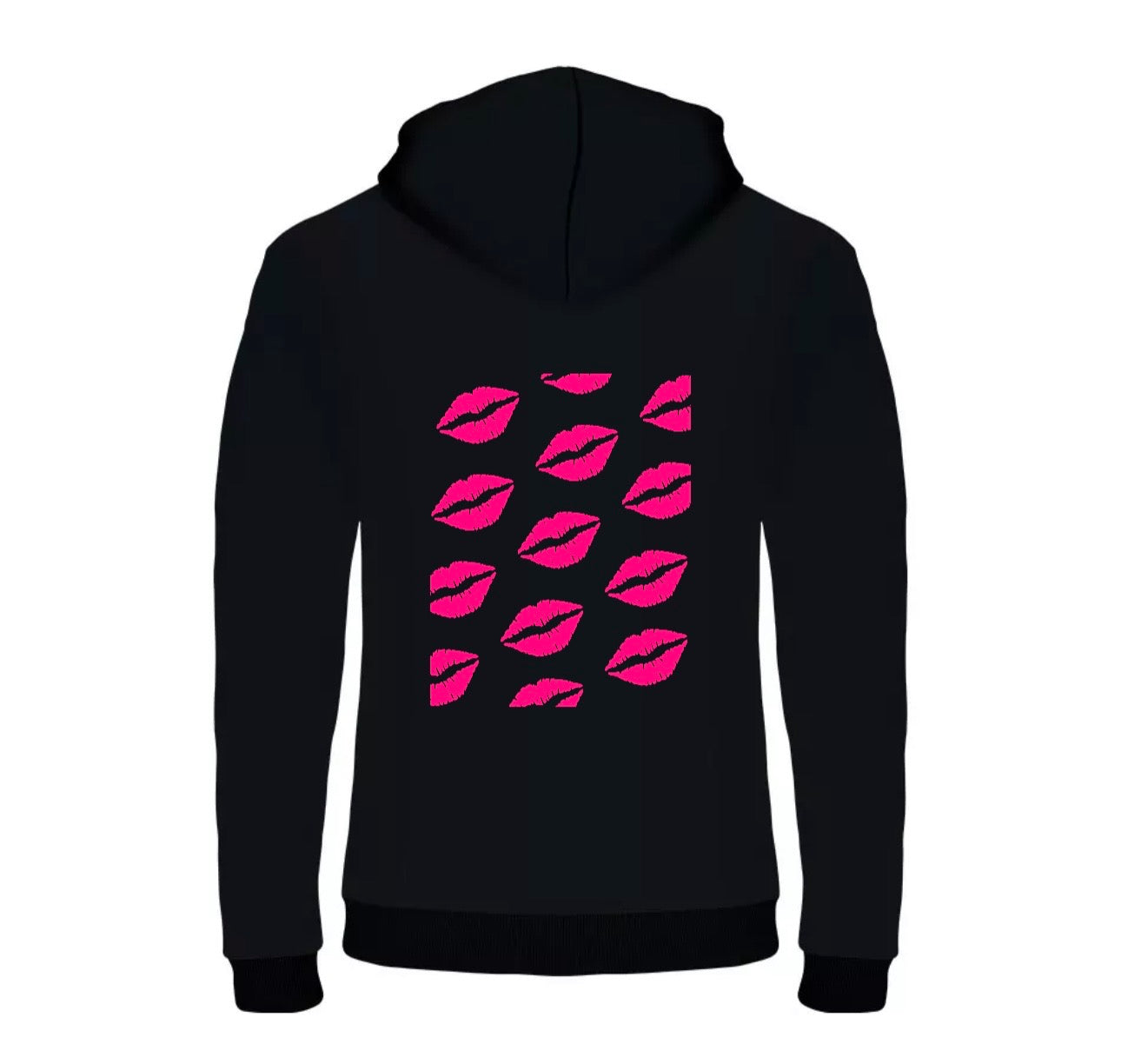 Kisses pink hoodie