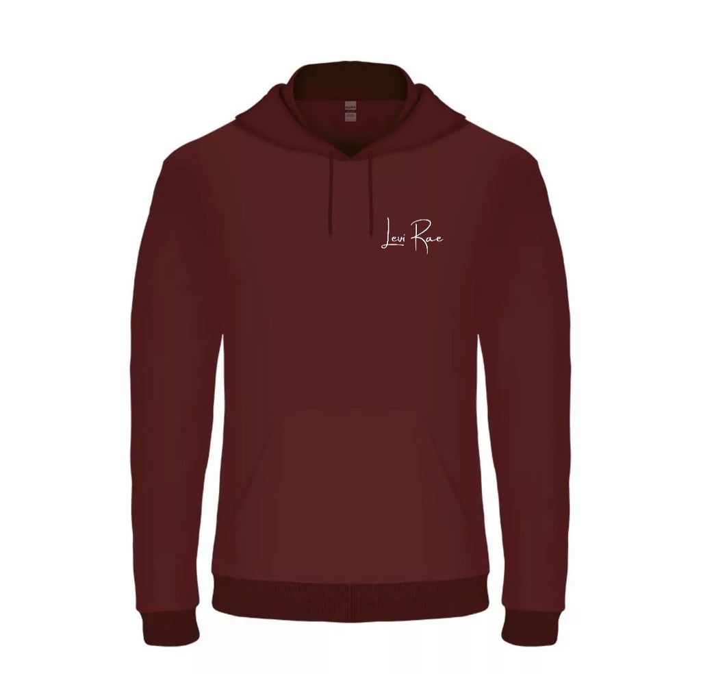 Skull hoodie bordeaux