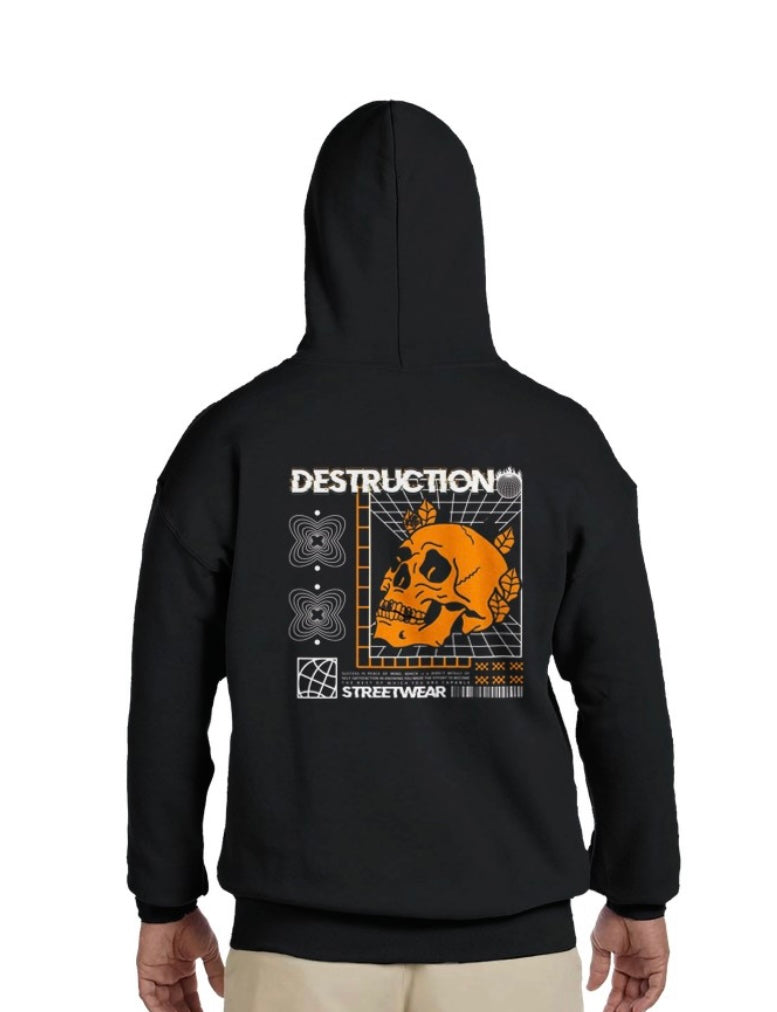 Skull hoodie men
