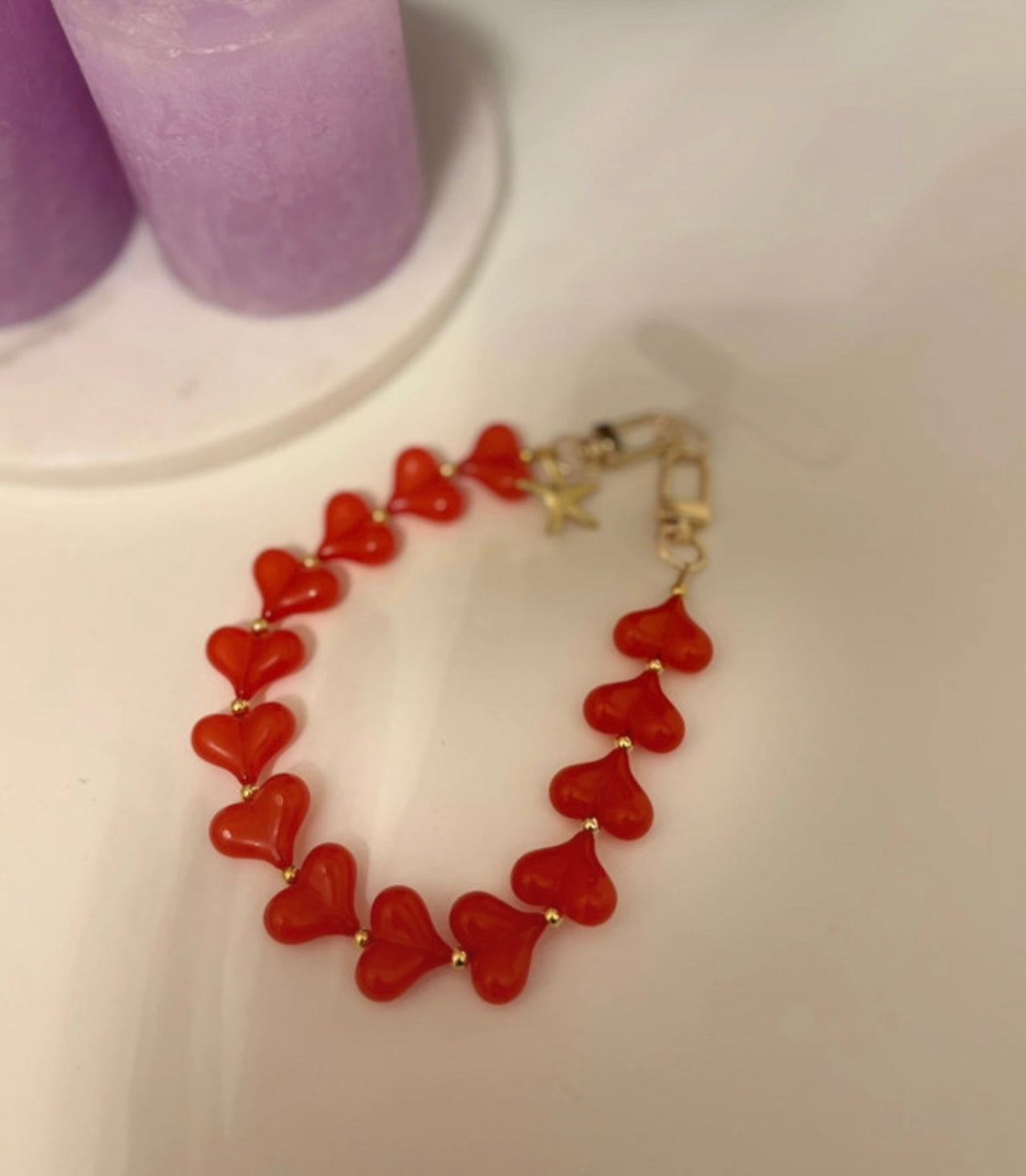 Telefoon key heart red